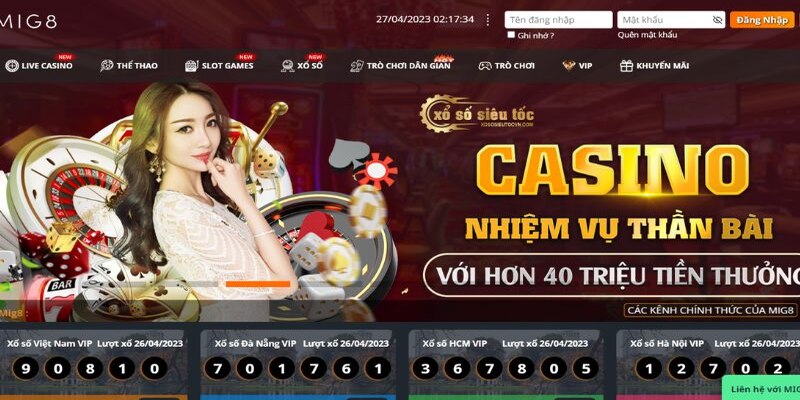 Đơn vị tiền sử dụng trong Casino Live 2023 là gì?